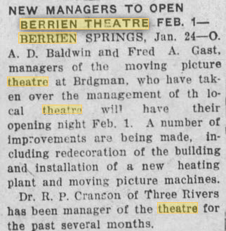 Berry Theatre - 1925 24 Jan (newer photo)